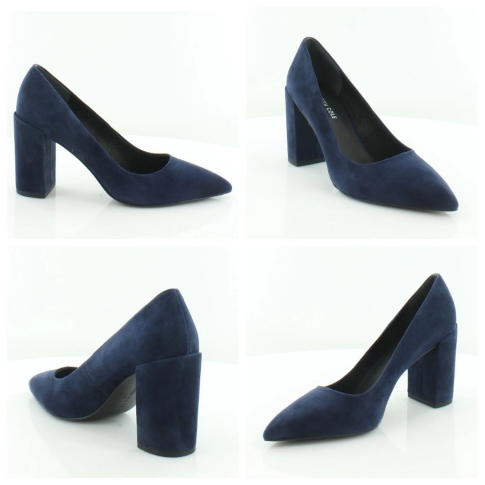Kenneth Cole Margaux Suede Block Heel - Size 6